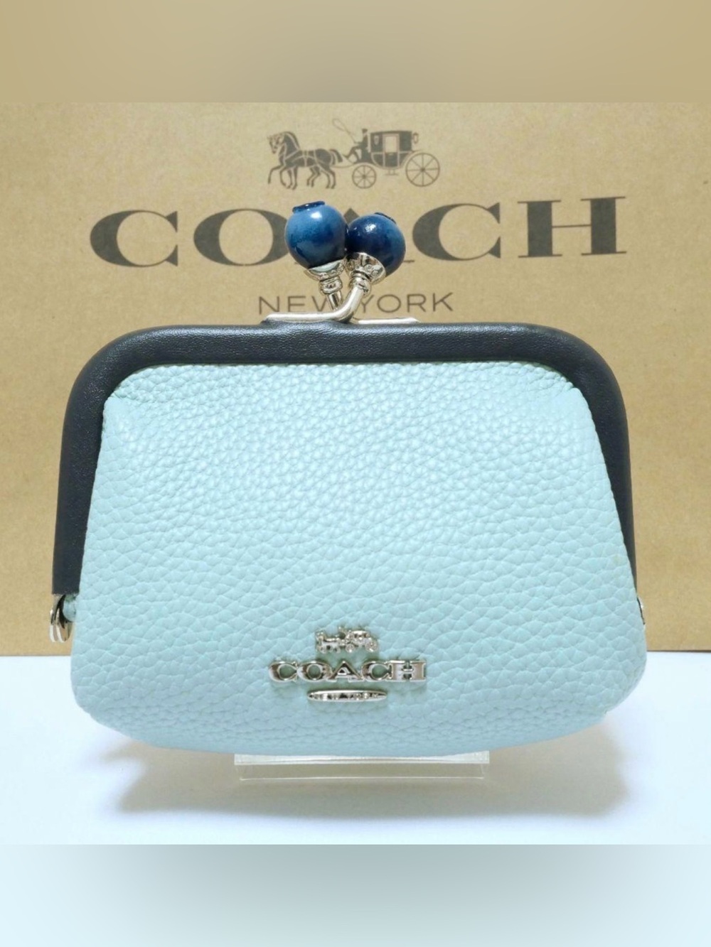 Coach Colorblock Nora Kisslock NWOT w dust bag and shopping bag